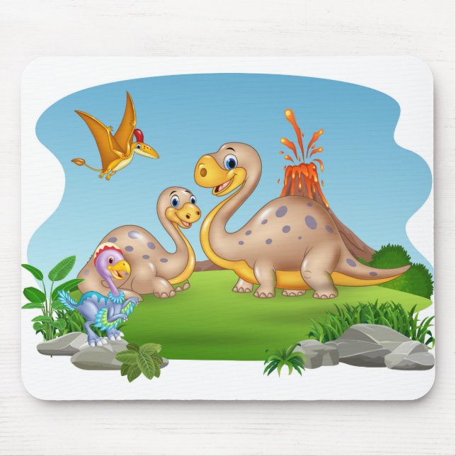 Dinosaurs Mouse Mat (Front)