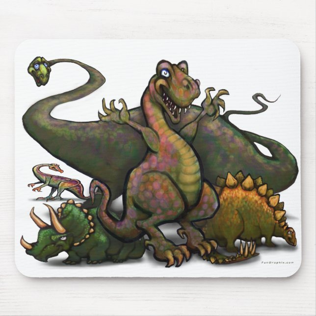 Dinosaurs Mouse Mat (Front)