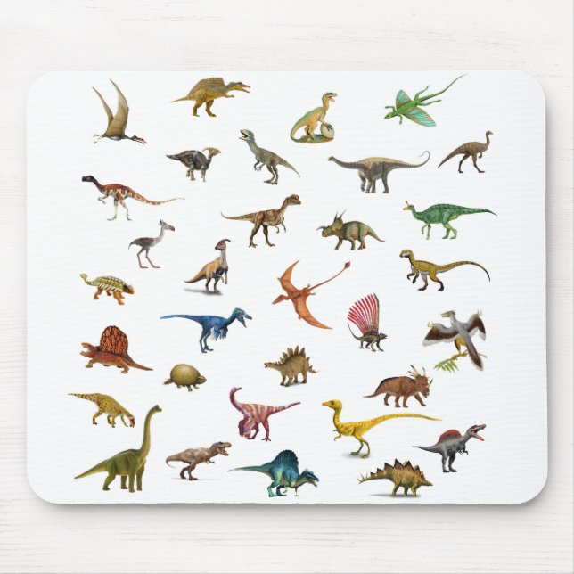 Dinosaurs Mouse Mat (Front)