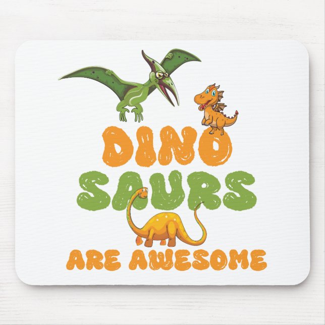 Dinosaurs Mouse Mat (Front)