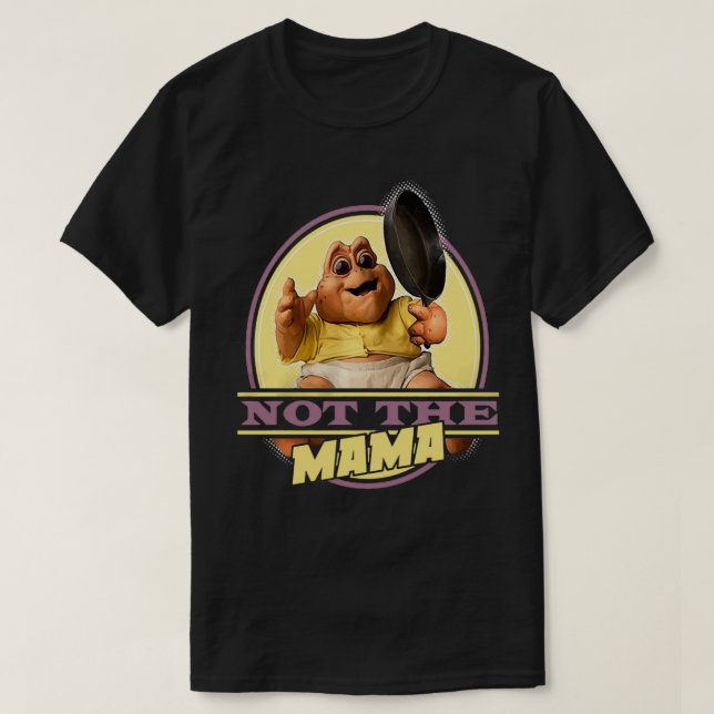 Dinosaurs Not The Mama DNS0020501BLK Mens  T-Shirt (Design Front)