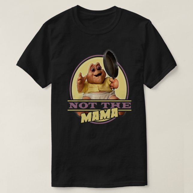 Dinosaurs Not The Mama (DNS0020-501BLK) Men_s Stic T-Shirt (Design Front)