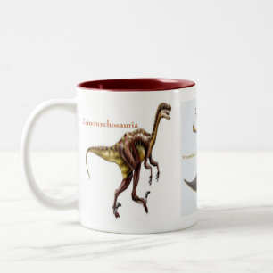 Dinosaurs on a mug