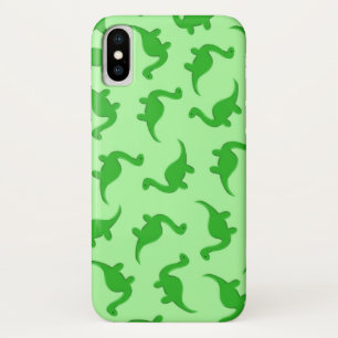 Dinosaurs on Pale Green Phone Case