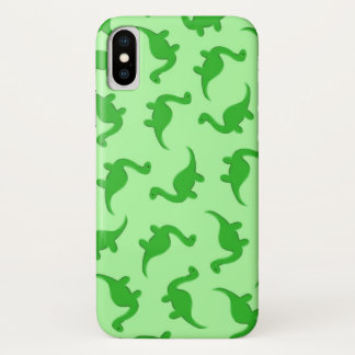 Dinosaurs on Pale Green Phone Case