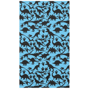Dinosaurs pattern 01 b. Lblue BG Tablecloth