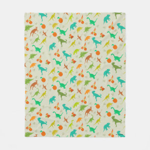 Dinosaurs Pattern Fleece Blanket