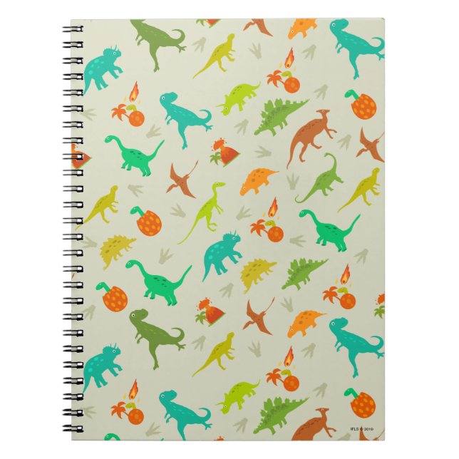 Dinosaurs Pattern Notebook (Front)
