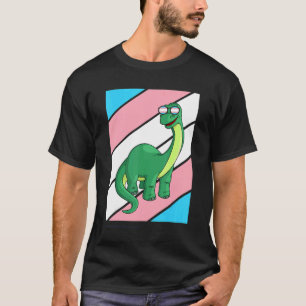 Dinosaurs Pride Transgender Flag Lgbt Proud Ally P T-Shirt