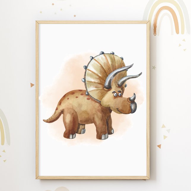 Dinosaurs Print Dino Kids Room Poster (Creator Uploaded)