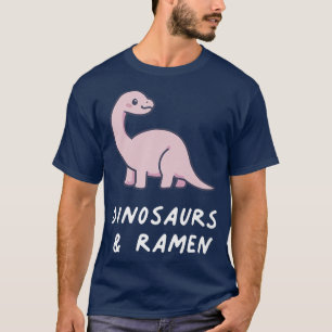 Dinosaurs & Ramen Kawaii Lover Anime Pastel Goth A T-Shirt