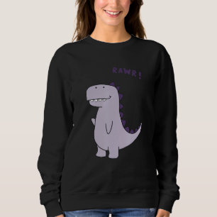 Dinosaurs Rawr Roar Kids Fun Sweatshirt