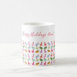 Dinosaurs Santa Mood Coffee Mug