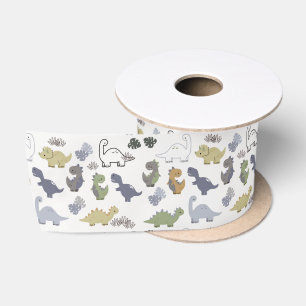 Dinosaurs Satin Ribbon