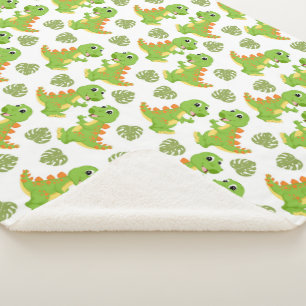 Dinosaurs! Sherpa Blanket