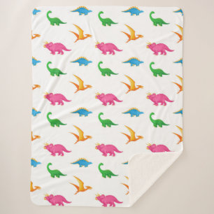 DINOSAURS SHERPA BLANKET