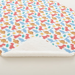Dinosaurs! Sherpa Blanket
