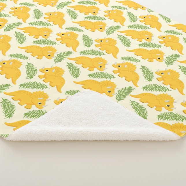Dinosaurs! Sherpa Blanket (3/4)