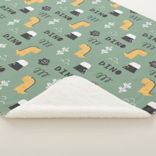 Dinosaurs! Sherpa Blanket