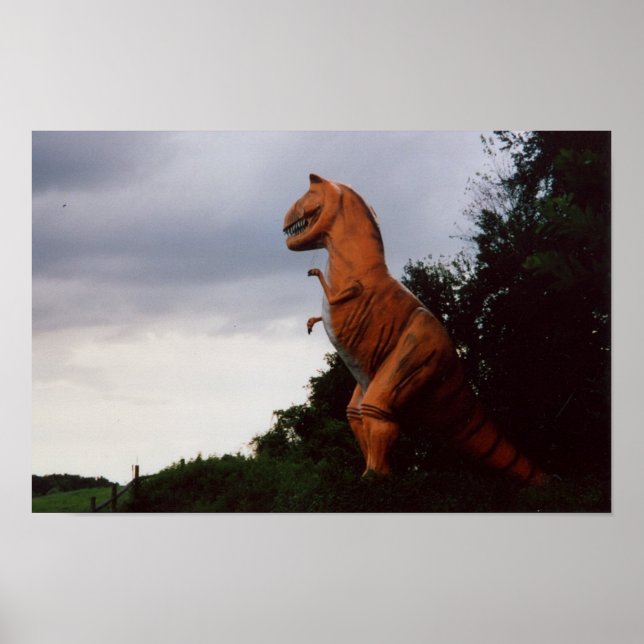 Dinosaurs still roam the Earth Poster (Front)