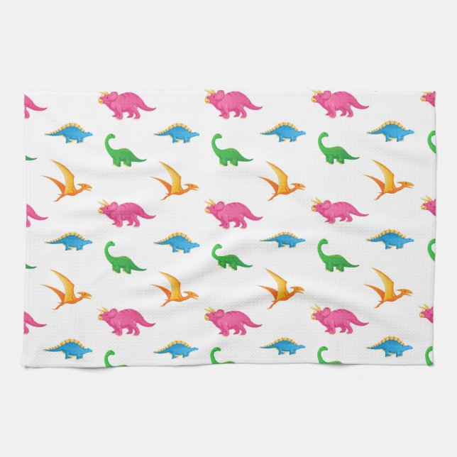 DINOSAURS TEA TOWEL (Horizontal)