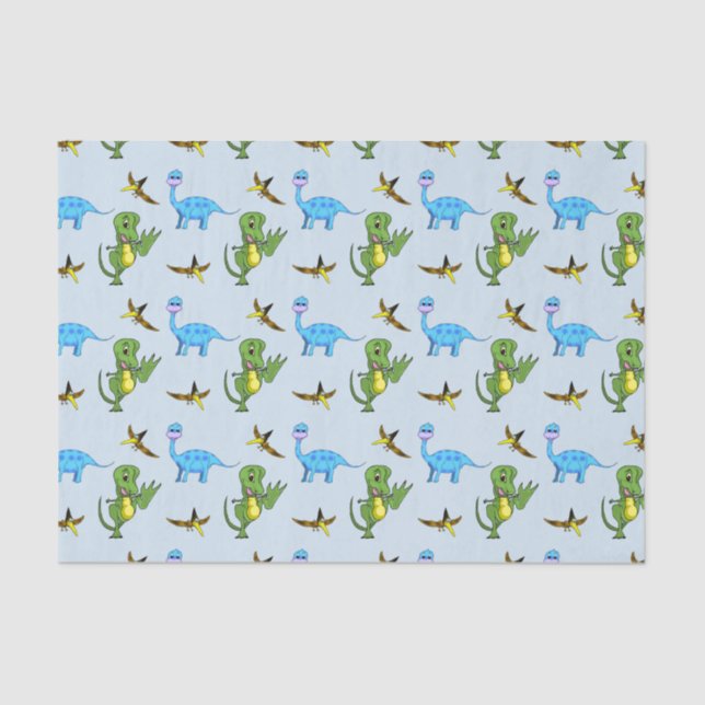 Dinosaurs Tissue Paper (Front)