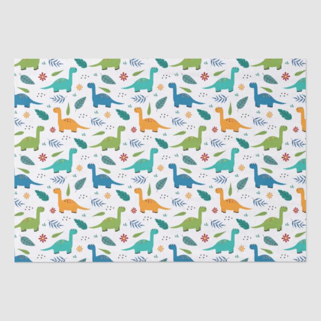 Dinosaurs! Tissue Paper (Front)