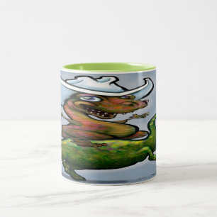 Dinosaurs Two-Tone Coffee Mug