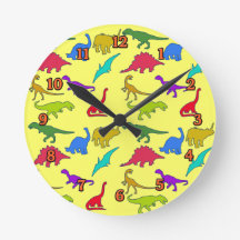 Dinosaurs Wall Clock