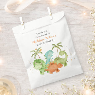 Dinosaurs Wild Baby Shower Favour Bag