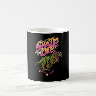 Dinosaurs with Skateboard Coffee Mug