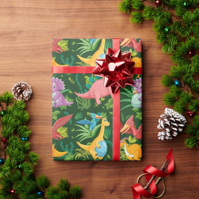 Dinosaurs! Wrapping Paper (Holiday Gift)