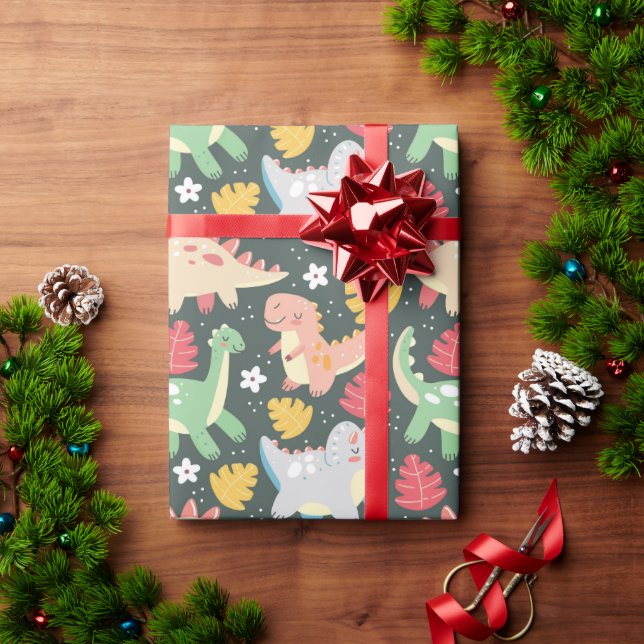 Dinosaurs! Wrapping Paper (Holiday Gift)