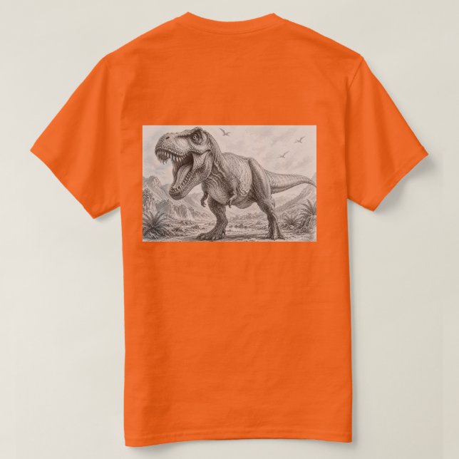 DinosaursTdising  T-Shirt (Design Back)