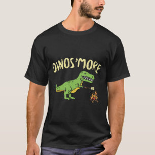 Dinosmore Funny Dino Smore Camping Dinosaur Camp C T-Shirt