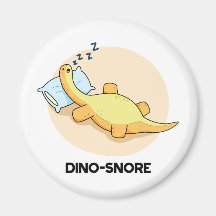 Dinosnore Funny Sleeping Dinosaur Pun 
