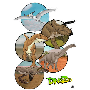 DinoZoo Dinosaur Collage T-Shirt