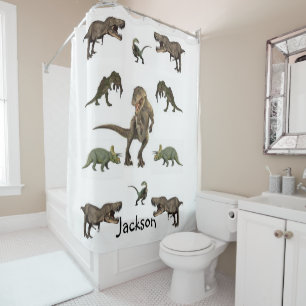 Dinsoaur Shower Curtain