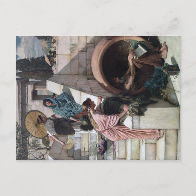 Diogene - John William Waterhouse Postcard (Front)