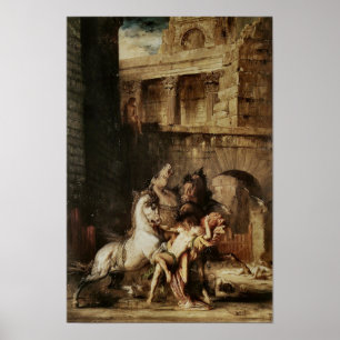 Diomedes Devoured By His Horses Poster