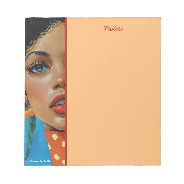 Dionne by KAB Notepads (Front)