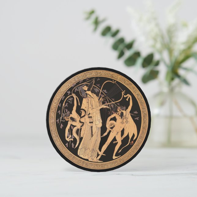 Dionysus and the Satyrs Invitations (Standing Front)