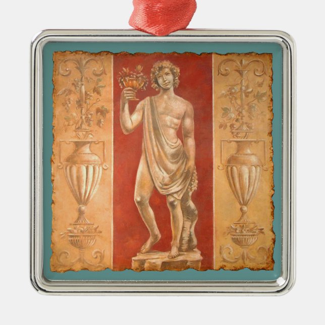 Dionysus with Urns Metal Tree Decoration (Front)