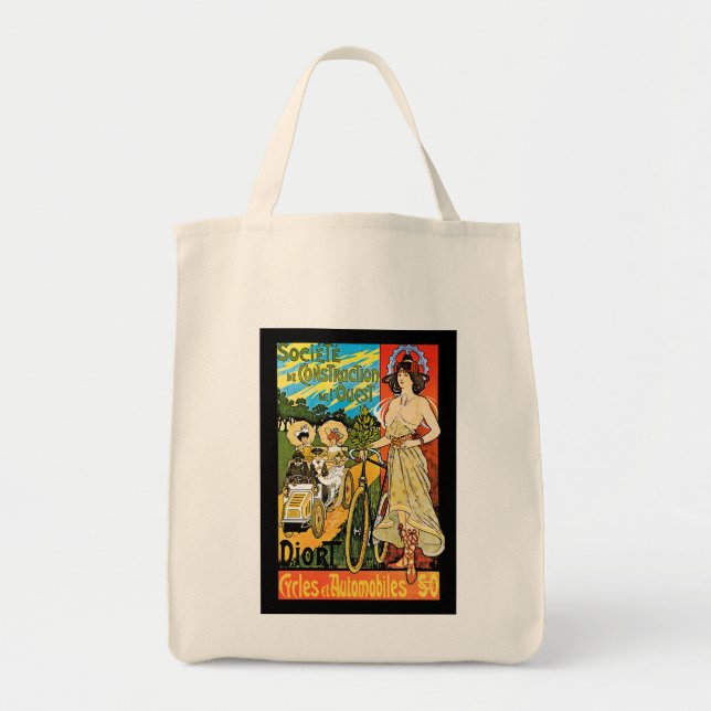 Diort Cycles and Automobiles Tote Bag (Front)