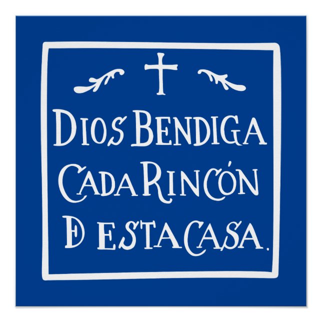Dios bendiga cada rincon poster (Front)