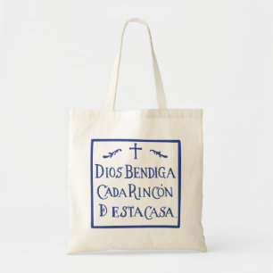 Dios bendiga cada rincon tote bag