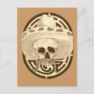 Dios de los Muertos,  Dude !!! Postcard