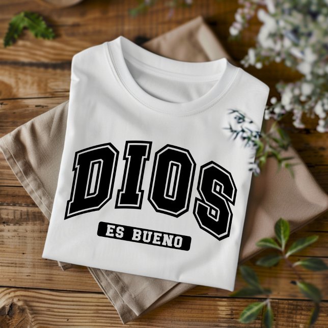 Dios Es Bueno Christian Spanish T-Shirt (Creator Uploaded)