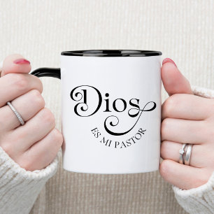 Dios Es Mi Pastor Spanish Christian Coffee Mug