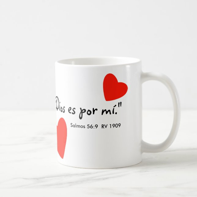 "Dios es por mí" Tazon Coffee Mug (Right)